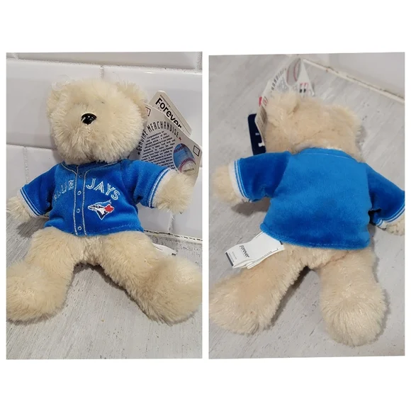 Toronto Blue Jays Baseball MLB Collectables Set Bear, Vintage Wall Clock & Book - Picture 13 of 17